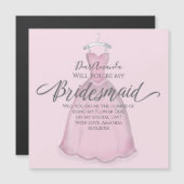 Bent u mijn Bridesmaid Pink Cute  Dress? (Voorkant / Achterkant)