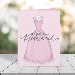 Bent u mijn Bridesmaid Pink Dress? Kaart