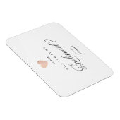 Bent u mijn Bridesmaid roze hartvoorstel Kaart? Magneet (Rechterzijde)