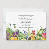 Bent u mijn Bridesmaid? Summer Meadow Rustic Kaart (Achterkant)