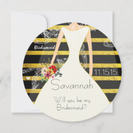 Bent u mijn Bridesmaid Verloving foto op achteren? Kaart