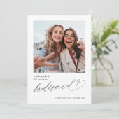 Bent u mijn Bridesmaid-voordrachtkaart Kaart (Staand voorkant)