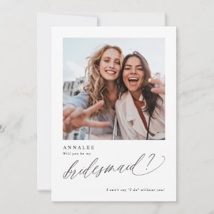 Bent u mijn Bridesmaid-voordrachtkaart Kaart