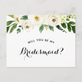 Bent u mijn Bridesmaid-voorstel? Aankondigingskaart (Voorkant)
