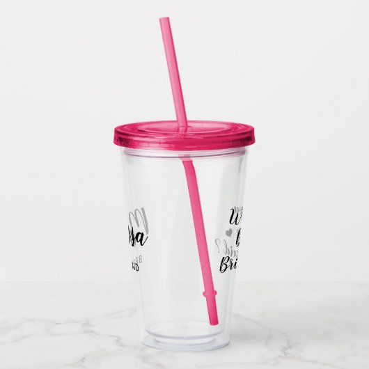 Bent u mijn Bridesmaid-voorstel? Acryl Drinkbeker (Links)