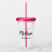 Bent u mijn Bridesmaid-voorstel? Acryl Drinkbeker (Voorkant)