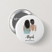 Bent u mijn bridesmaid-voorstel-badge? ronde button 5,7 cm (Voorkant /achterkant)