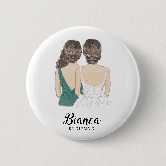 Bent u mijn bridesmaid-voorstel-badge? ronde button 5,7 cm (Voorkant)