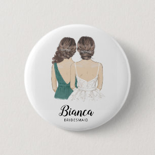 Bent u mijn bridesmaid-voorstel-badge? ronde button 5,7 cm