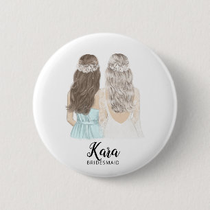Bent u mijn bridesmaid-voorstel-badge? ronde button 5,7 cm