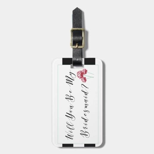 Bent u mijn Bridesmaid-voorstel? Bagagelabel (Voorkant verticaal)