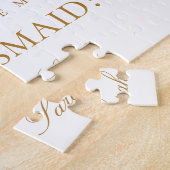 Bent u mijn Bridesmaid-voorstel Floral Lilies? Legpuzzel (Zijkant)