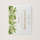 Bent u mijn Bridesmaid-voorstel Floral Lilies? Legpuzzel (Verticaal)