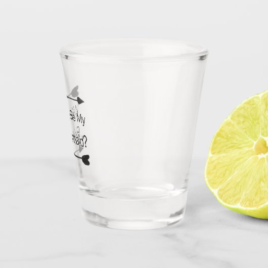 Bent u mijn Bridesmaid-voorstel? Shot Glas (Rechts)