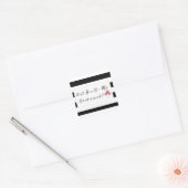 Bent u mijn Bridesmaid-voorstel? Vierkante Sticker (Envelop)