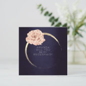 Bent u mijn Bridesmaïde kampioen gouden Roos marin Kaart (Staand voorkant)