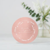 Bent u mijn Bridesmaïde roze roze roodbruin Kaart (Staand voorkant)