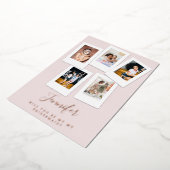 Bent u mijn Bridesmaïde vrienden Foto's Folie Kaar Folie Uitnodiging (Gedraaid)