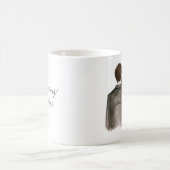 Bent u mijn Bridesman? Dark Hair Man en Bride Koffiemok (Center)