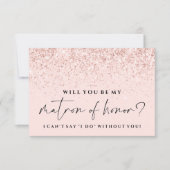 Bent u mijn briefkaart - Blush Glitter (Voorkant)