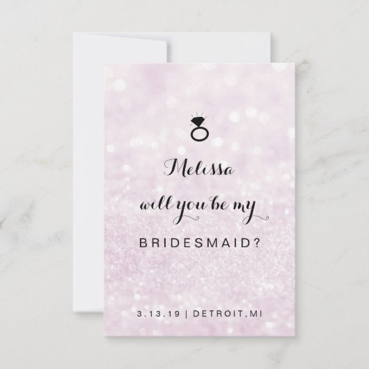 Bent u mijn briefkaart - Glit Ring Fab Lav (Voorkant)