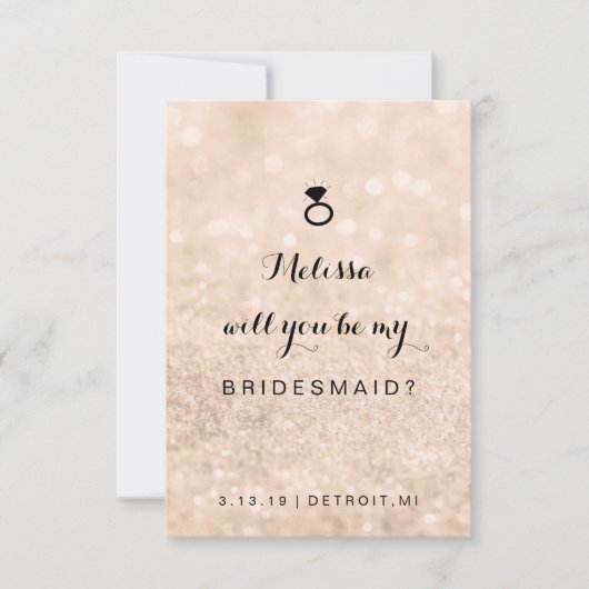 Bent u mijn briefkaart - Glit Ring Fab Pch (Voorkant)