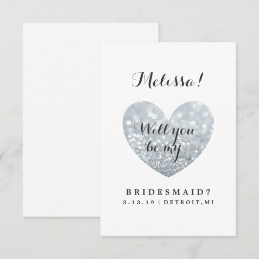 Bent u mijn briefkaart - Glitter Fab (Voorkant / Achterkant)