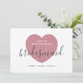 Bent u mijn briefkaart - Glittered (Staand voorkant)