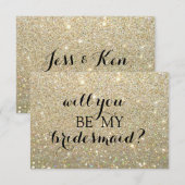 Bent u mijn briefkaart - Gold Glit Fab (Voorkant / Achterkant)