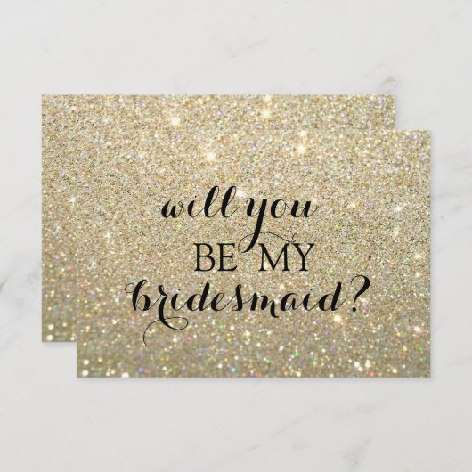 Bent u mijn briefkaart - Gold Glit Fab (Voorkant / Achterkant)