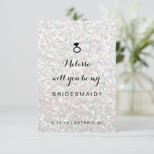 Bent u mijn briefkaart - Ring Fab Iridesce (Staand voorkant)