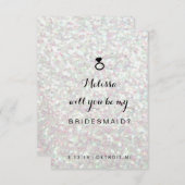 Bent u mijn briefkaart - Ring Fab Iridesce (Voorkant / Achterkant)