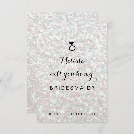 Bent u mijn briefkaart - Ring Fab Iridesce (Voorkant / Achterkant)