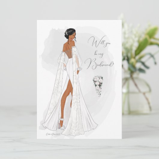 Bent u mijn briefkaart voor het voorstel? (Staand voorkant)