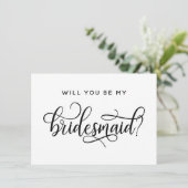 Bent u mijn briefkaart voor het voorstel? (Staand voorkant)