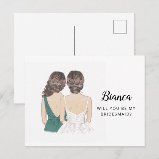 Bent u mijn briefkaart voor het voorstel? (Voorkant / Achterkant)