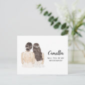 Bent u mijn briefkaart voor het voorstel? (Staand voorkant)