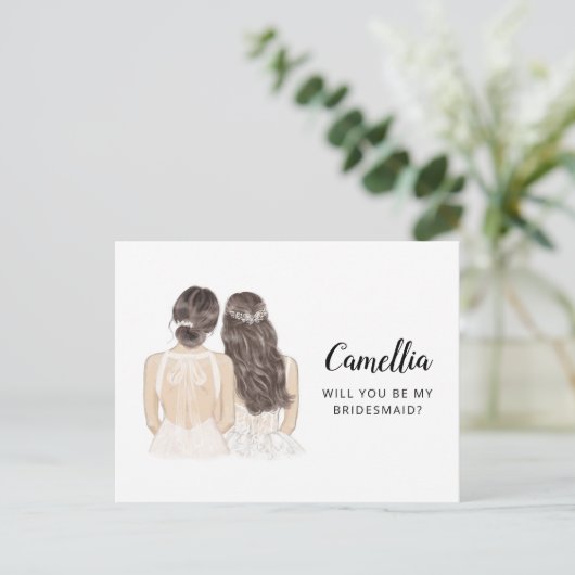 Bent u mijn briefkaart voor het voorstel? (Staand voorkant)