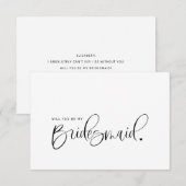 Bent u mijn briefkaart voor het voorstel? (Voorkant / Achterkant)