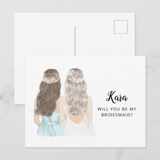 Bent u mijn briefkaart voor het voorstel? (Voorkant / Achterkant)