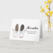 Bent u mijn briefkaart voor het voorstel? (Gele Bloem)