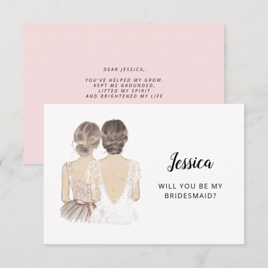 Bent u mijn briefkaart voor het voorstel? (Voorkant / Achterkant)