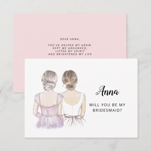 Bent u mijn briefkaart voor het voorstel? (Voorkant / Achterkant)