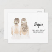 Bent u mijn briefkaart voor het voorstel? (Voorkant / Achterkant)