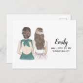 Bent u mijn briefkaart voor het voorstel? (Voorkant / Achterkant)