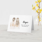 Bent u mijn briefkaart voor het voorstel? (Gele Bloem)