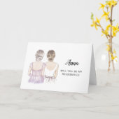 Bent u mijn briefkaart voor het voorstel? (Gele Bloem)