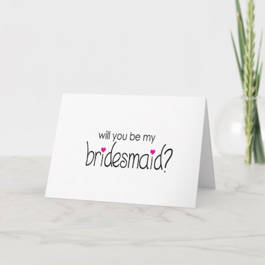 Bent u mijn bruidsmeisje? (Voorkant)