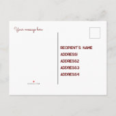 Bent u mijn bruidsmeisje? bewerkbaar uitnodiging briefkaart (Achterkant)