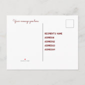 Bent u mijn bruidsmeisje? bewerkbaar uitnodiging briefkaart (Achterkant)